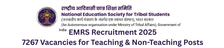 EMRS Recruitment 2025