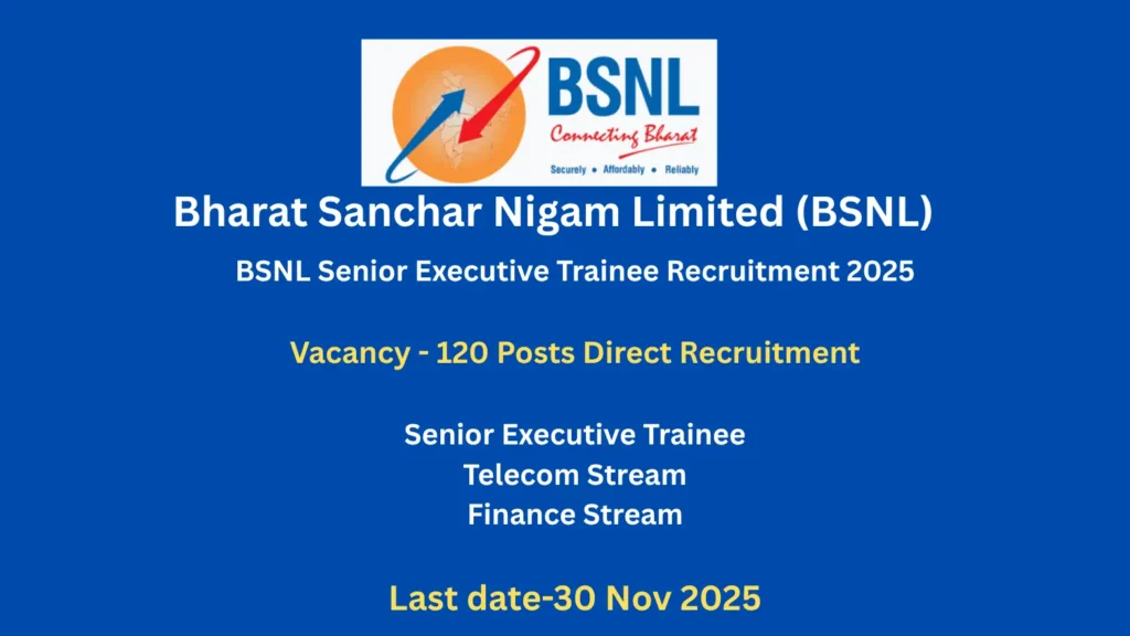 BSNL Senior Executive Trainee