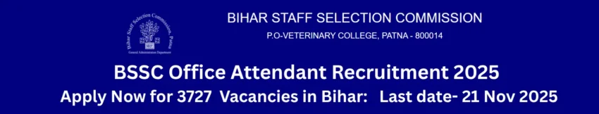 BSSC Office Attendant