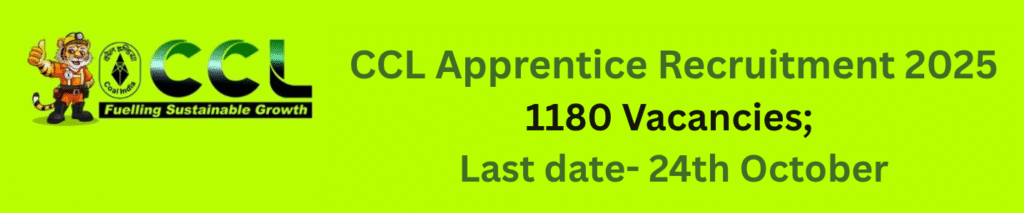 CCL Apprentice Recruitment 2025