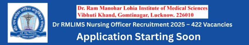 Dr RMLIMS Nursing Officer