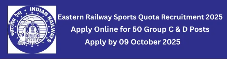 Eastern Railway Sports Quota