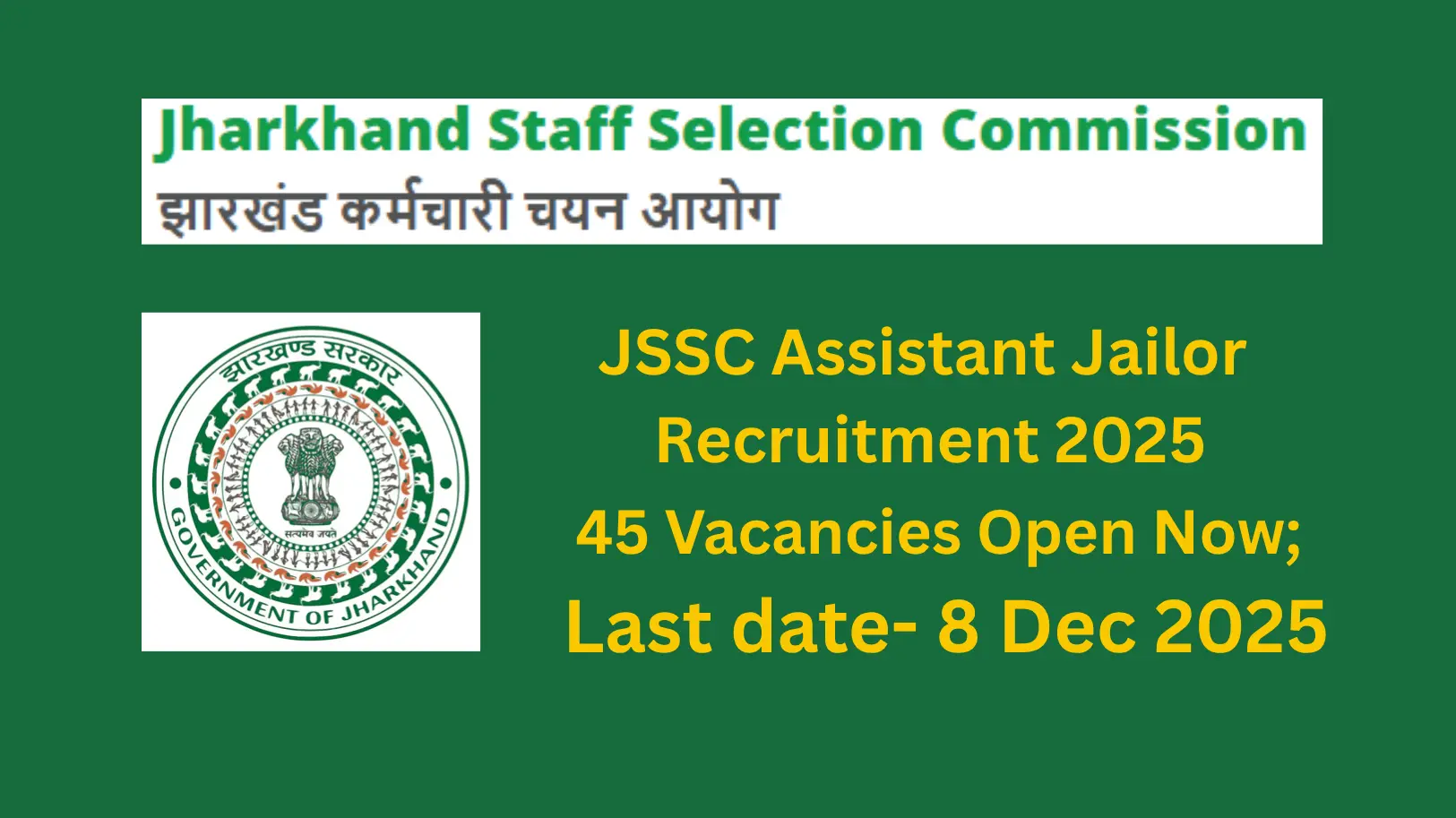 JSSC Assistant Jailor
