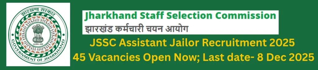 JSSC Assistant Jailor
