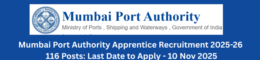 Mumbai Port Authority Apprentice