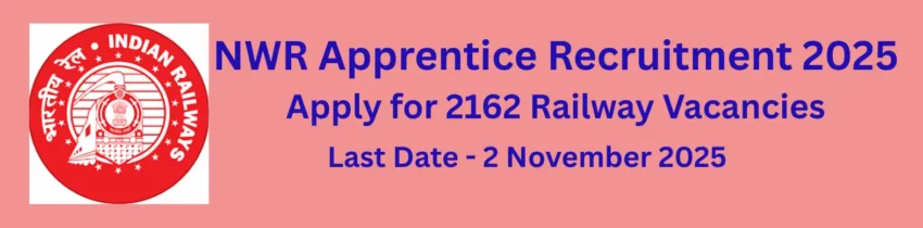 NWR Apprentice Recruitment 2025