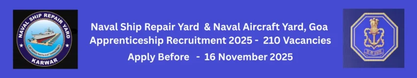 Naval Ship Repair Yard Apprenticeship