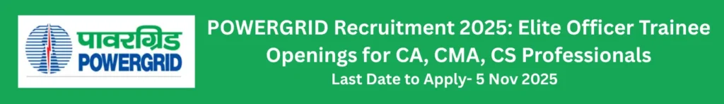POWERGRID Officer Trainee