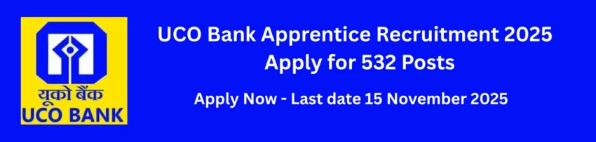 UCO Bank Apprentice