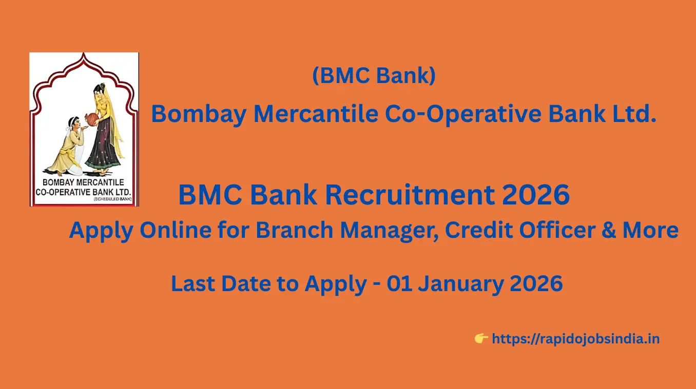BMC Bank Recruitment 2026
