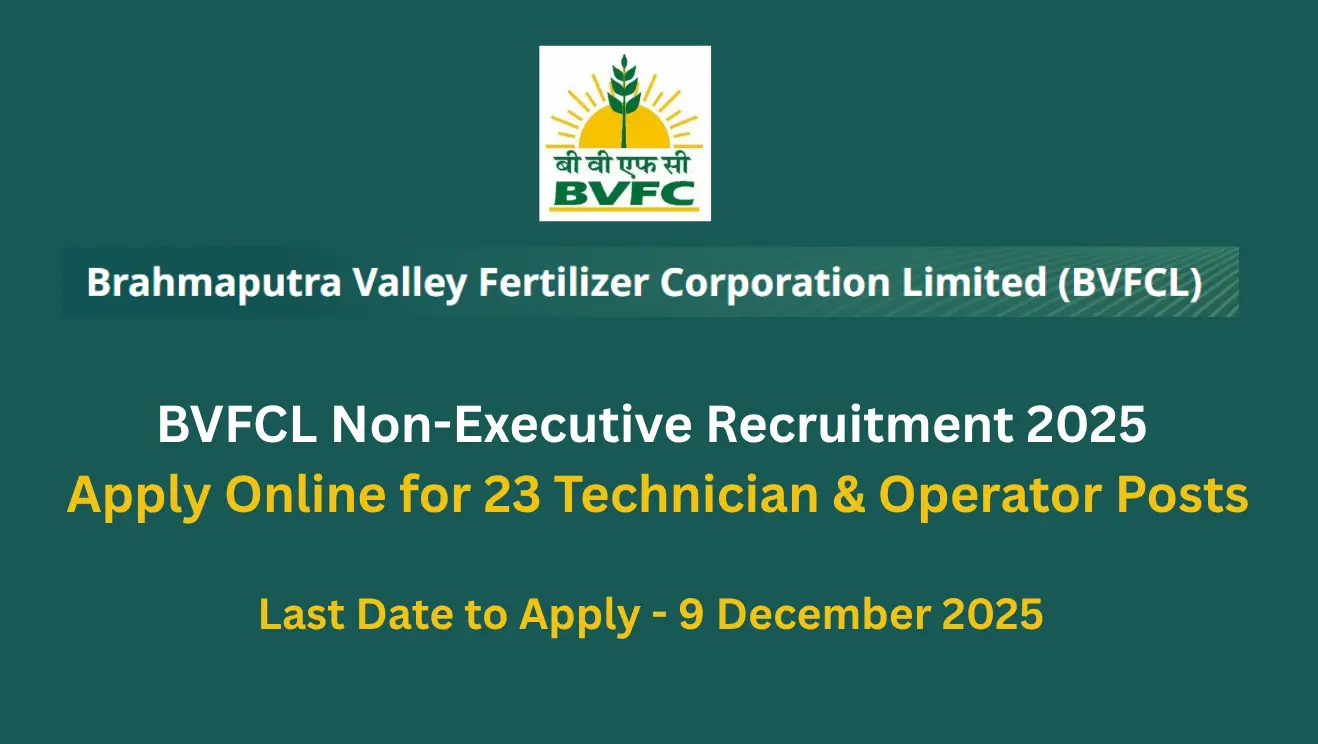 BVFCL Non-Executive Recruitment 2025