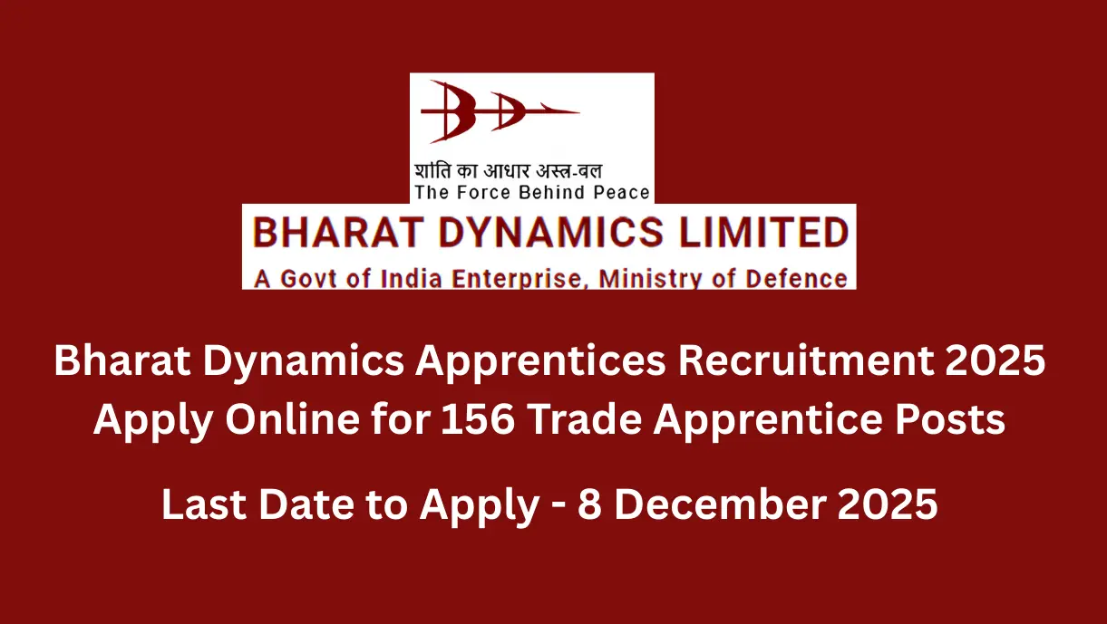 Bharat Dynamics Apprentices Recruitment 2025