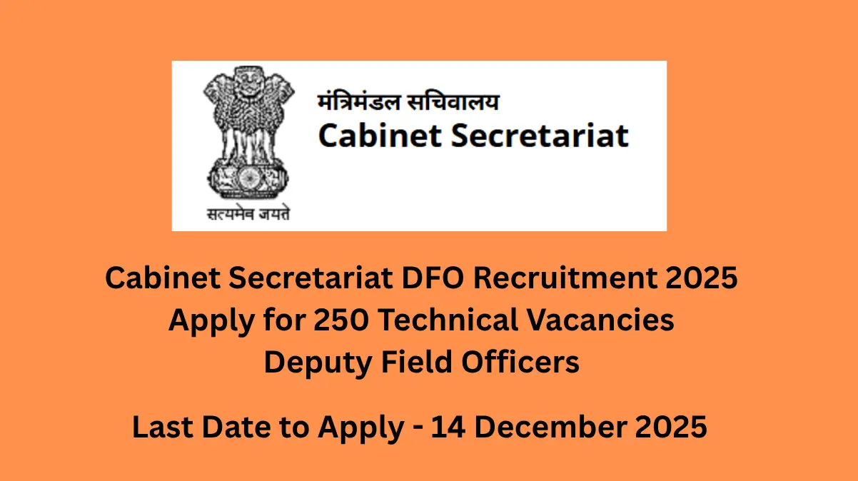 Cabinet Secretariat DFO Recruitment