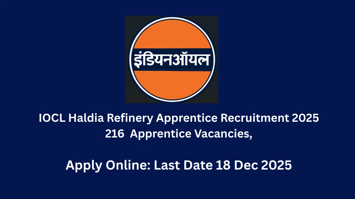IOCL Haldia Refinery Apprentice