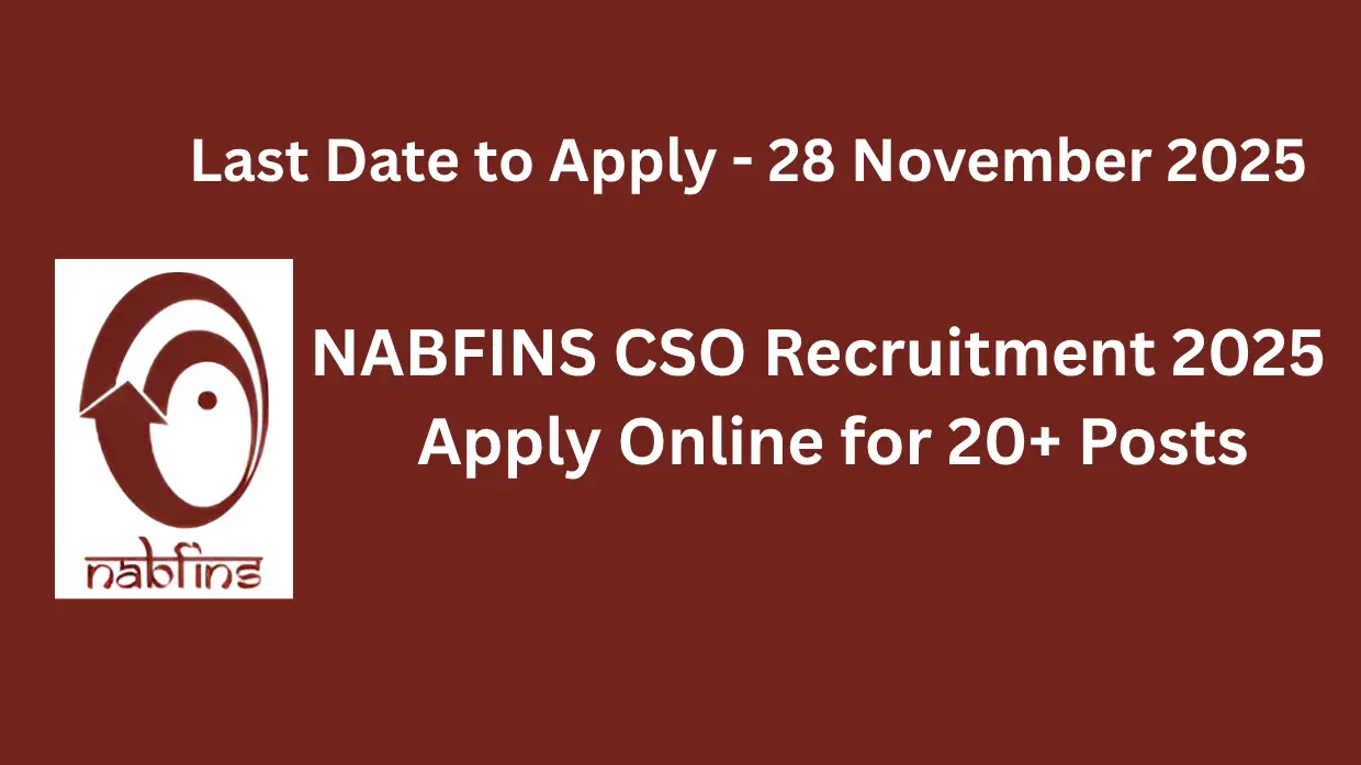 NABFINS CSO Recruitment 2025