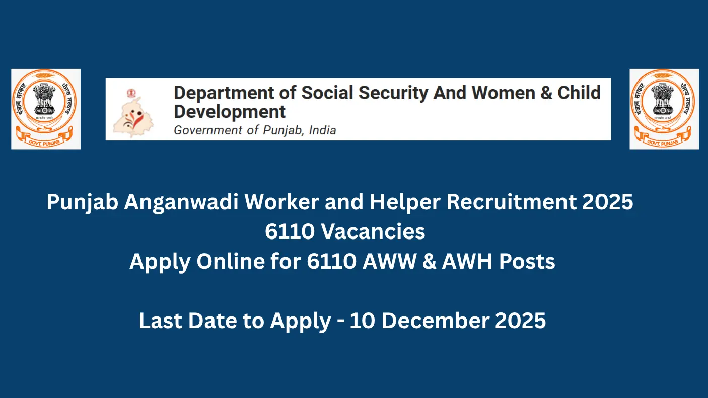 Punjab Anganwadi Recruitment 2025