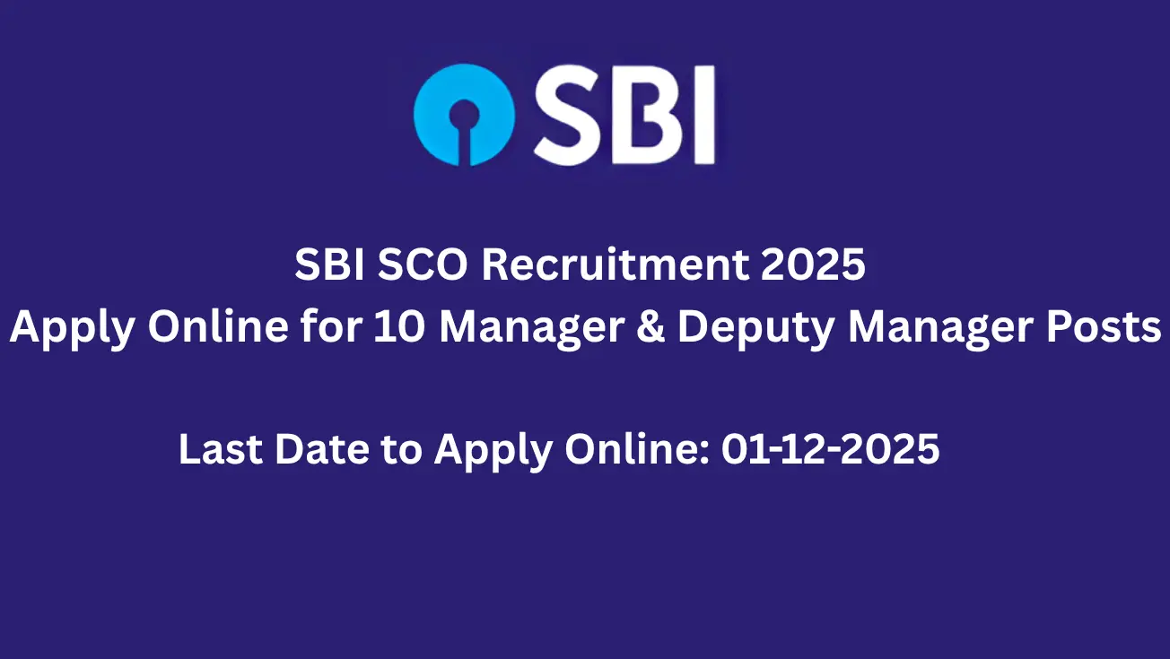 SBI SCO Recruitment 2025