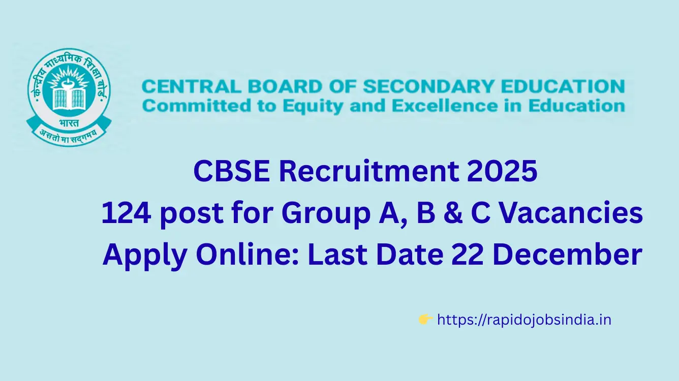 CBSE Recruitment