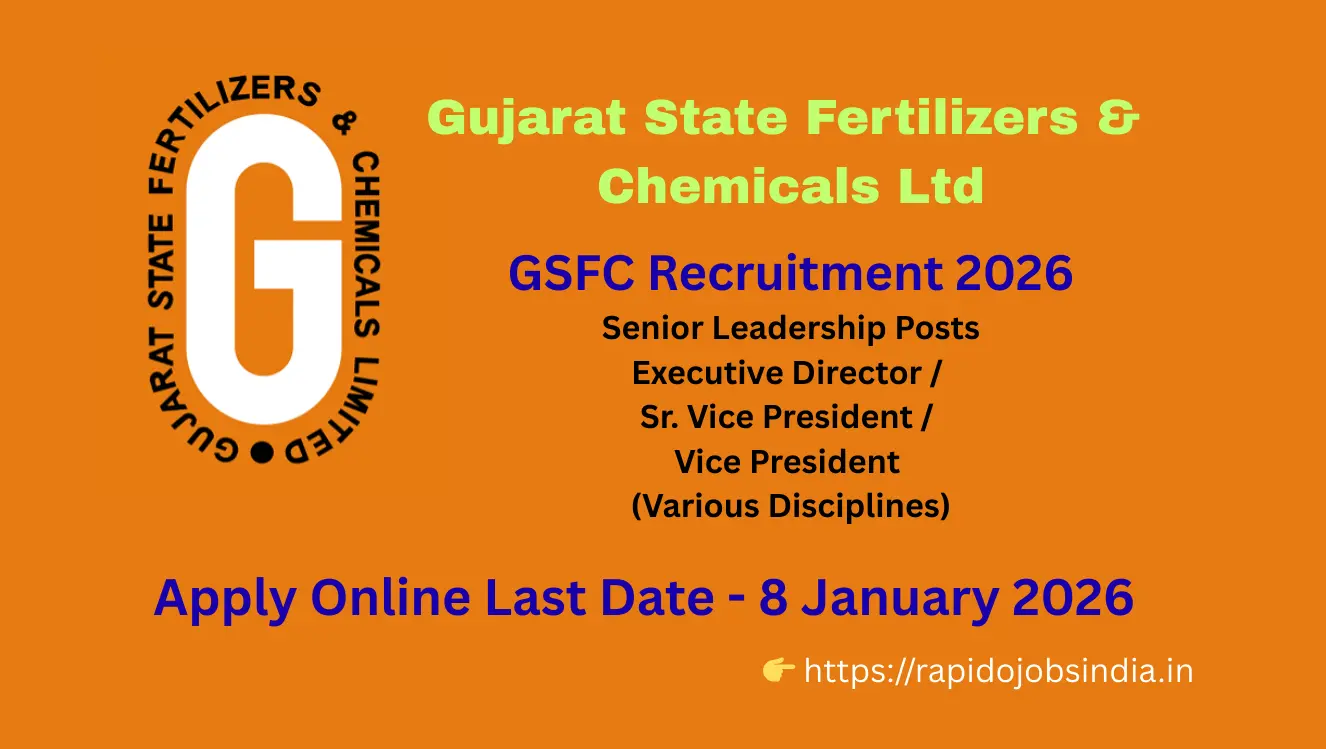 GSFC Recruitment 2026” =