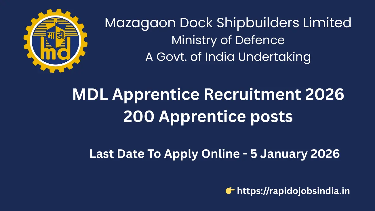 MDL Apprentice Recruitment 2026” =
