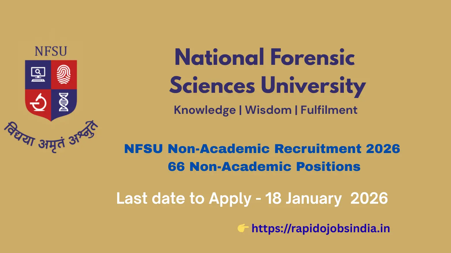 NFSU Non-Academic” =