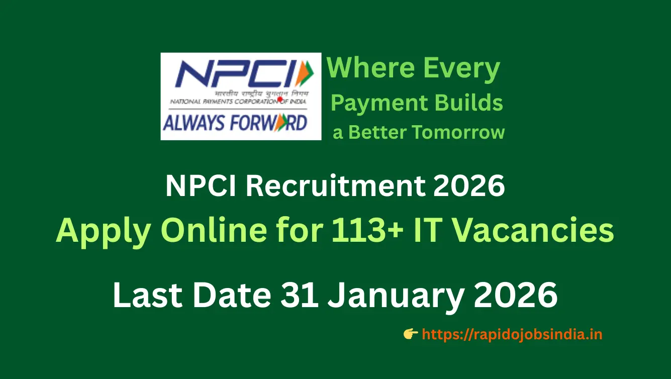 NPCI Recruitment 2026
