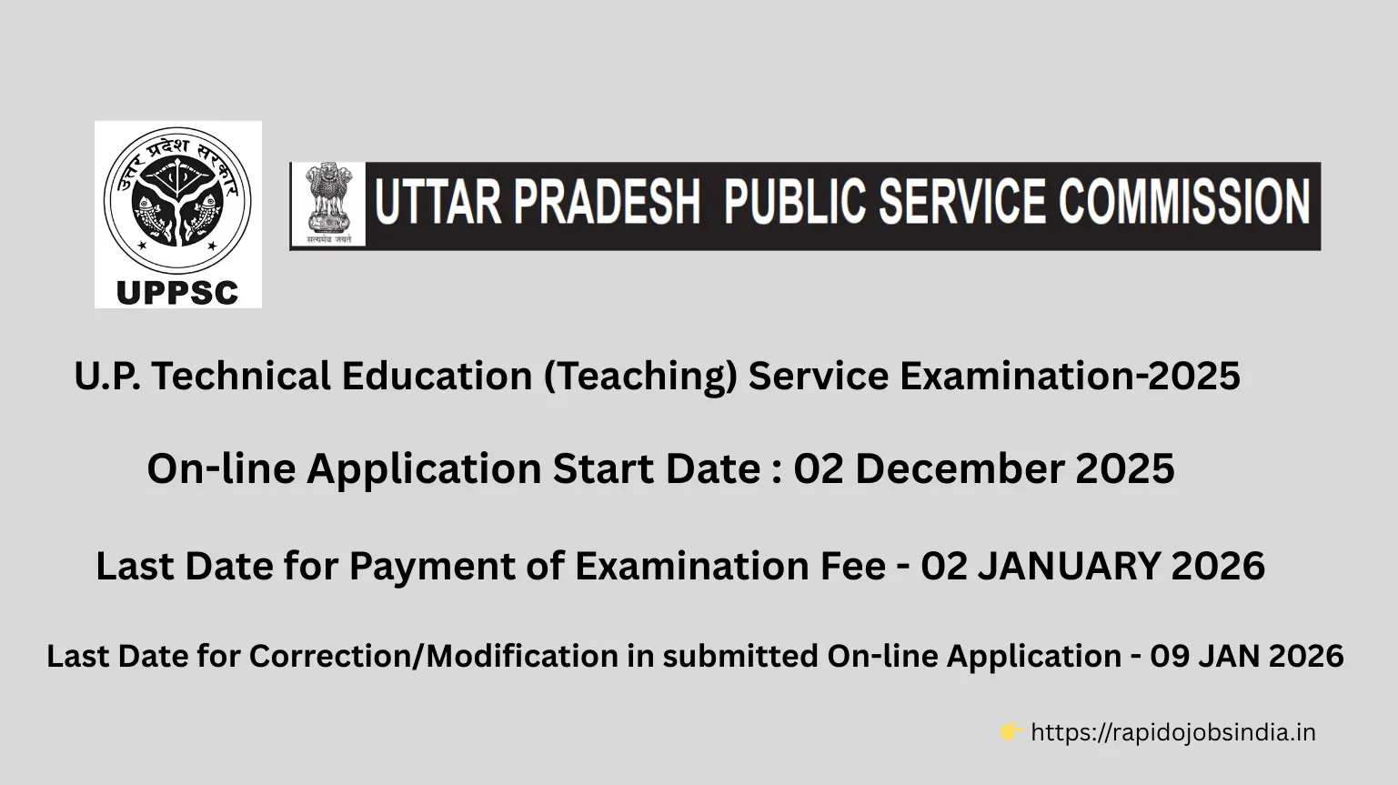 UPPSC Technical Education