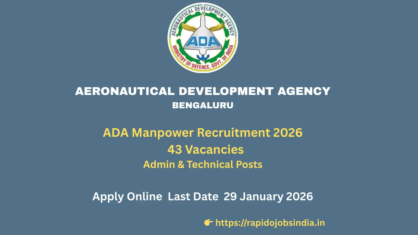 ADA Manpower Recruitment 2026