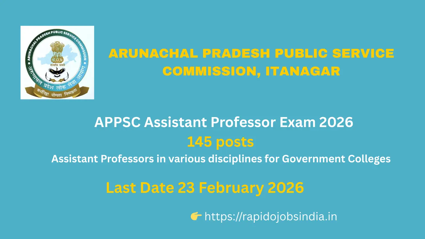 APPSC Assistant Professor Exam 2026