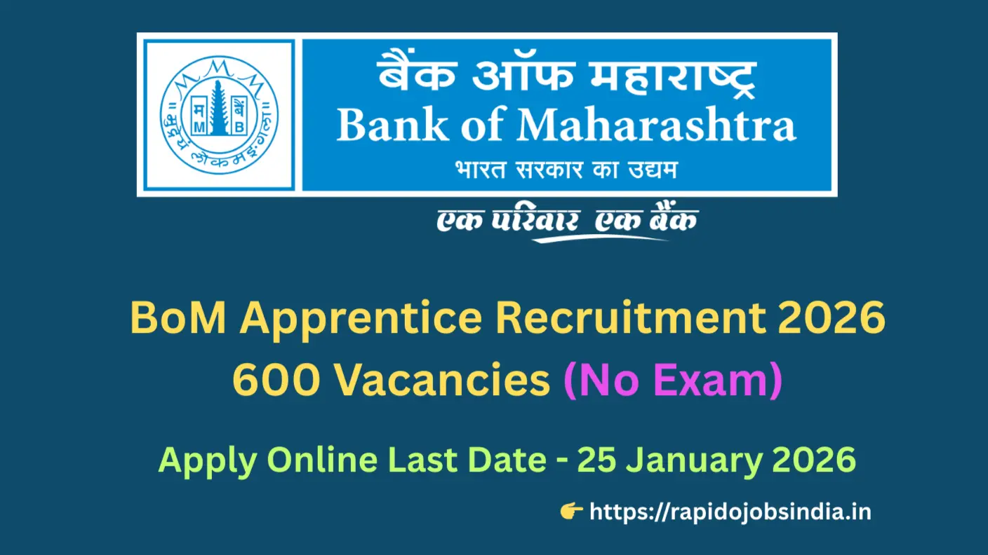 BoM Apprentice Recruitment 2026