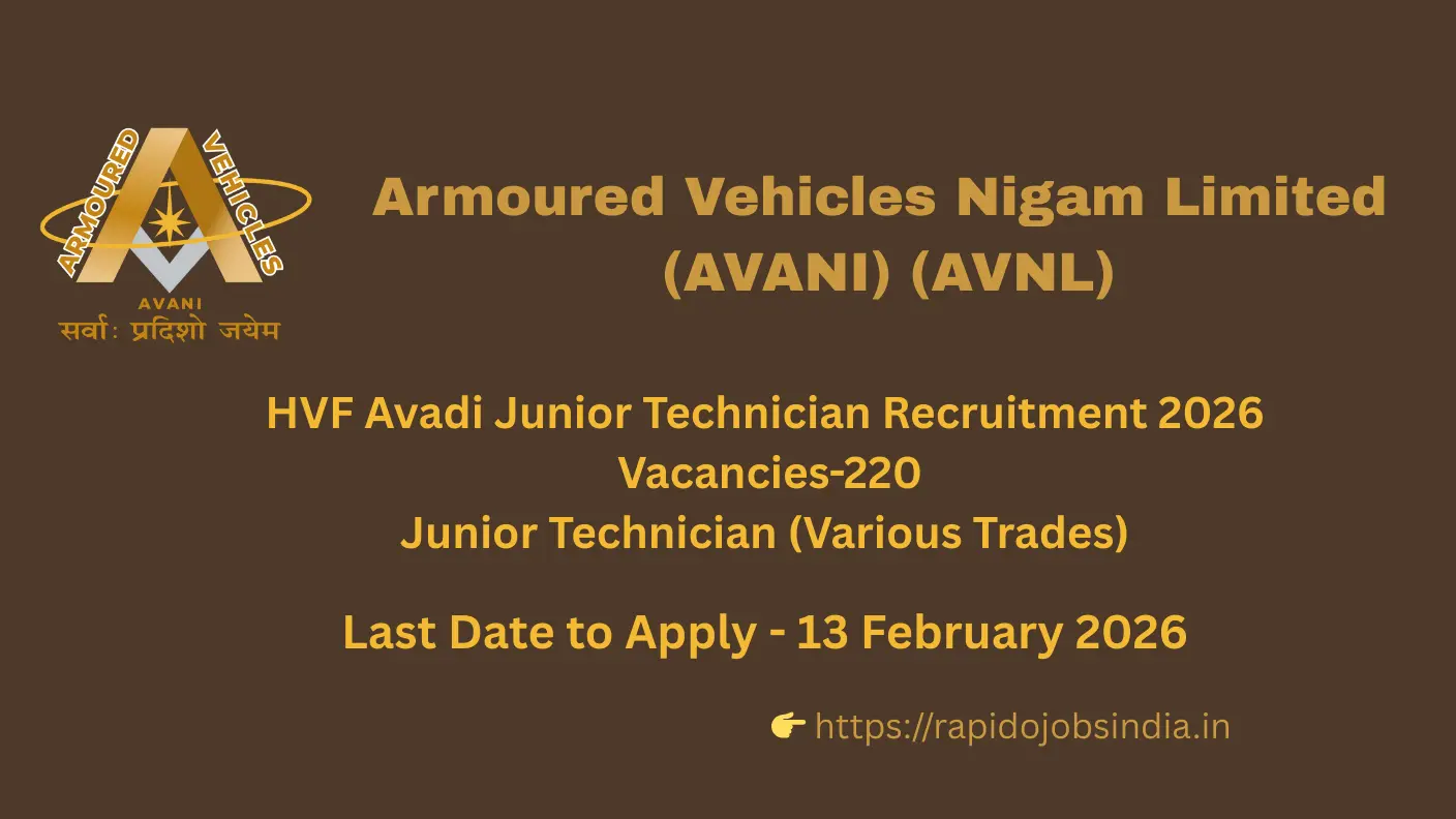 HVF Avadi Junior Technician