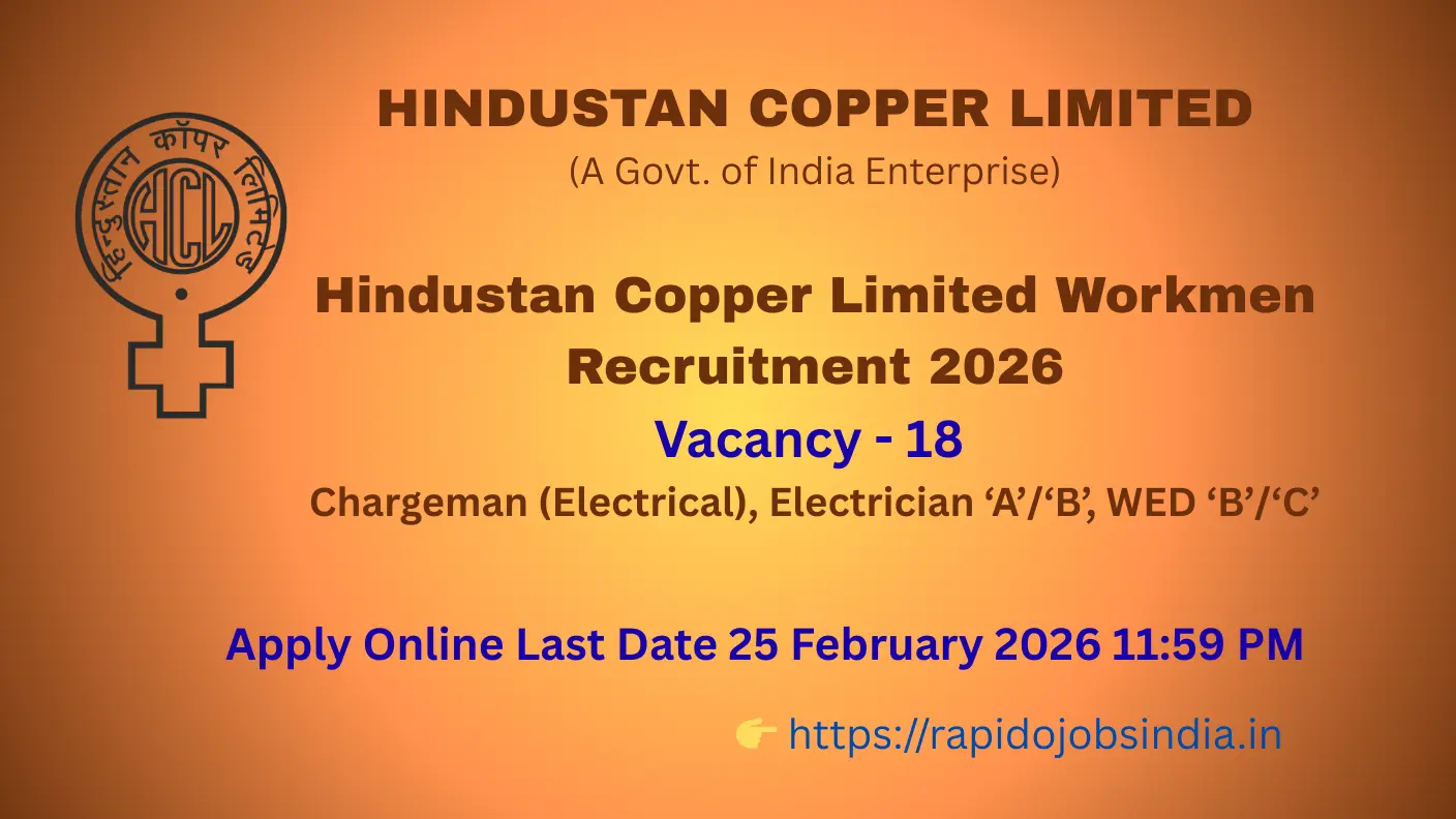 Hindustan Copper Limited Workmen
