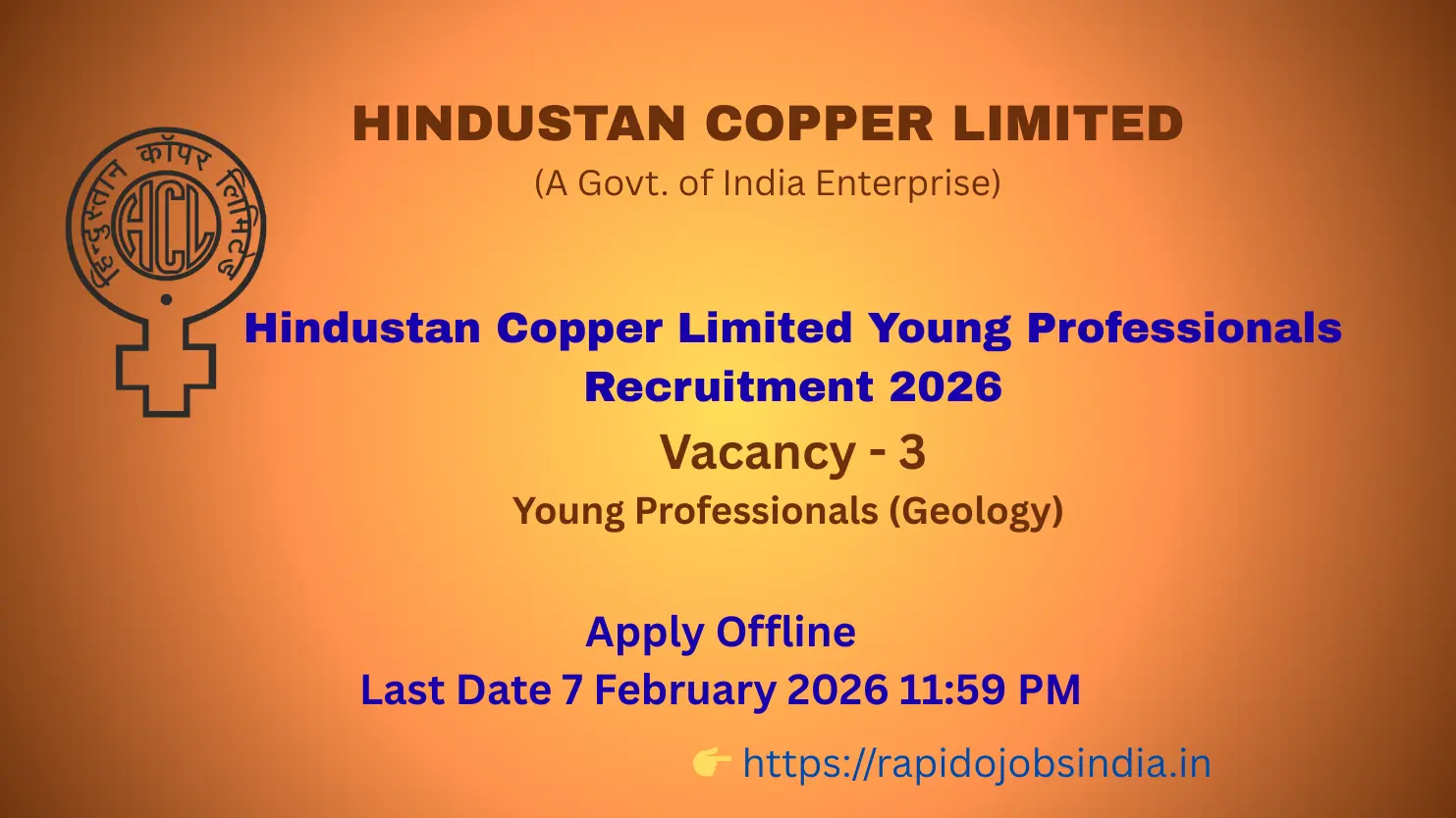 Hindustan Copper Limited Young Professionals