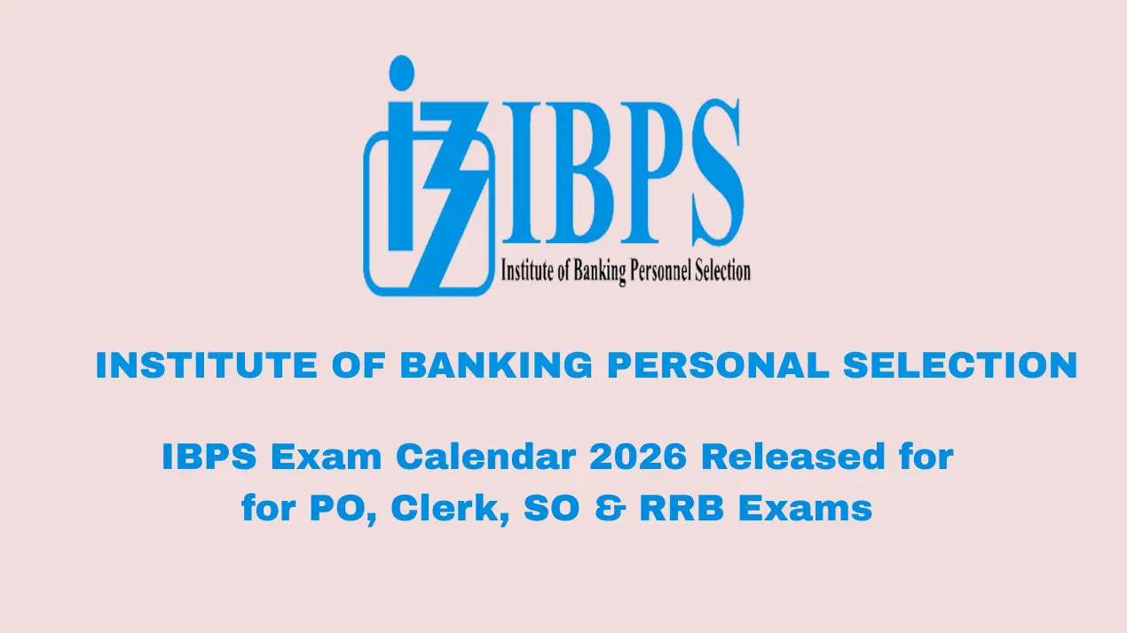 IBPS Exam Calendar 2026