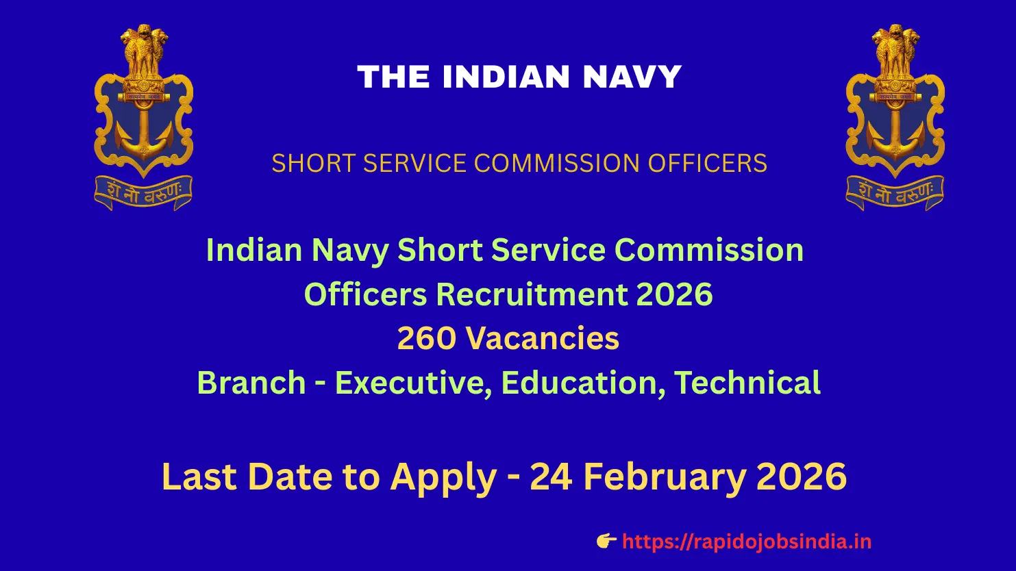 Indian Navy Short Service Commission