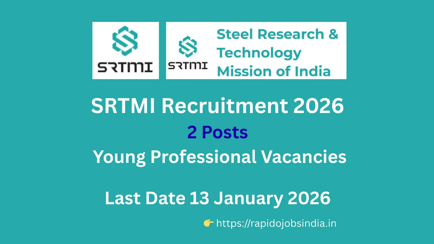 SRTMI Recruitment 2026” =