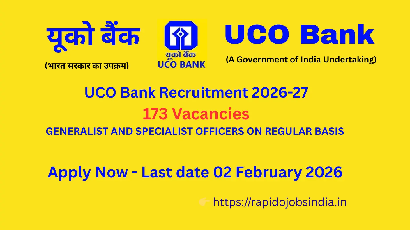 UCO Bank Recruitment 2026