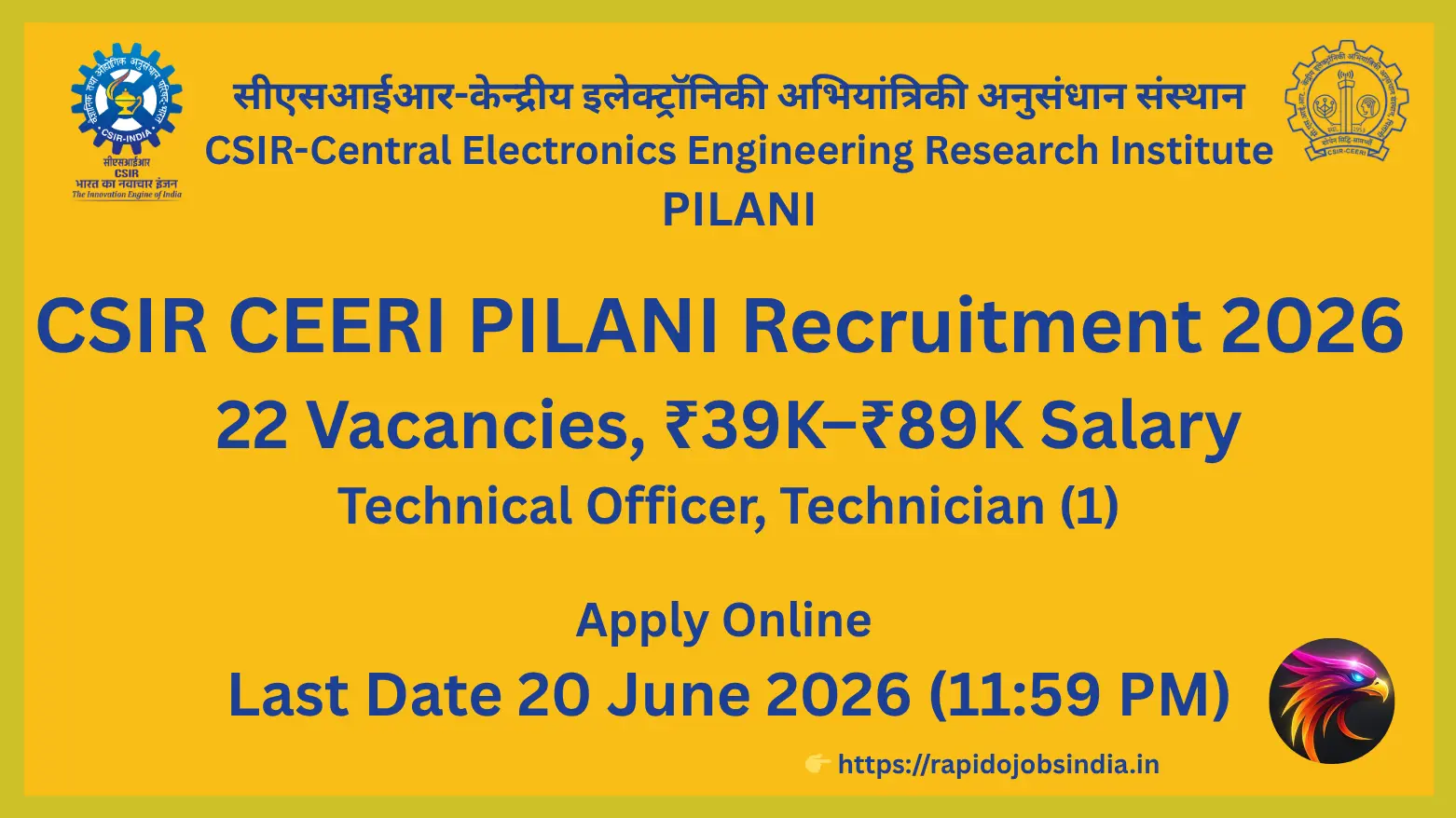 CSIR CEERI PILANI