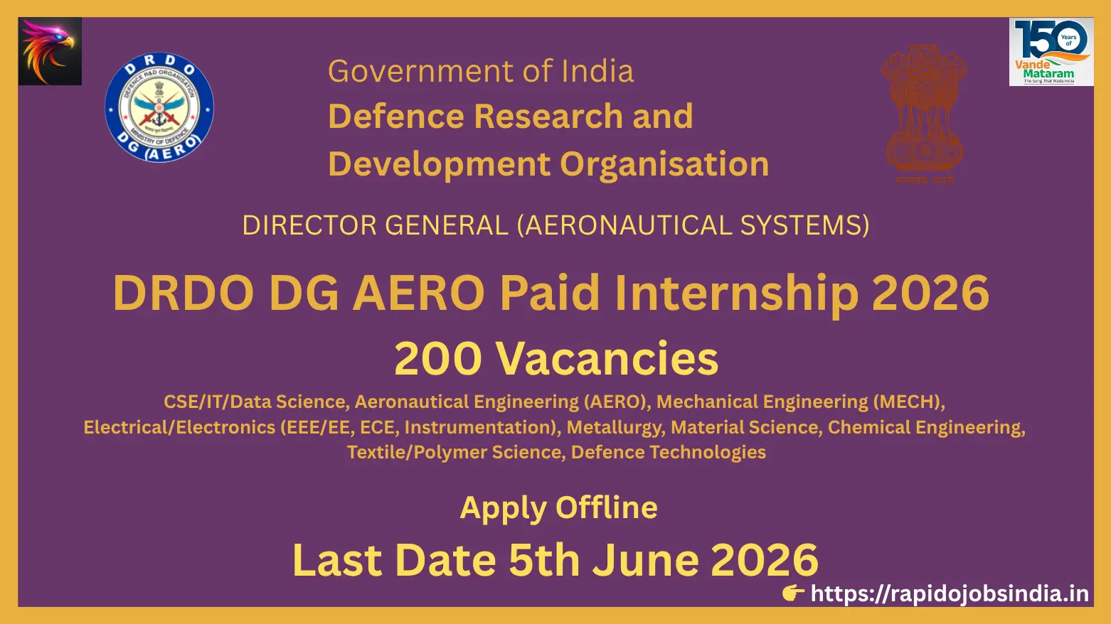 DRDO DG AERO