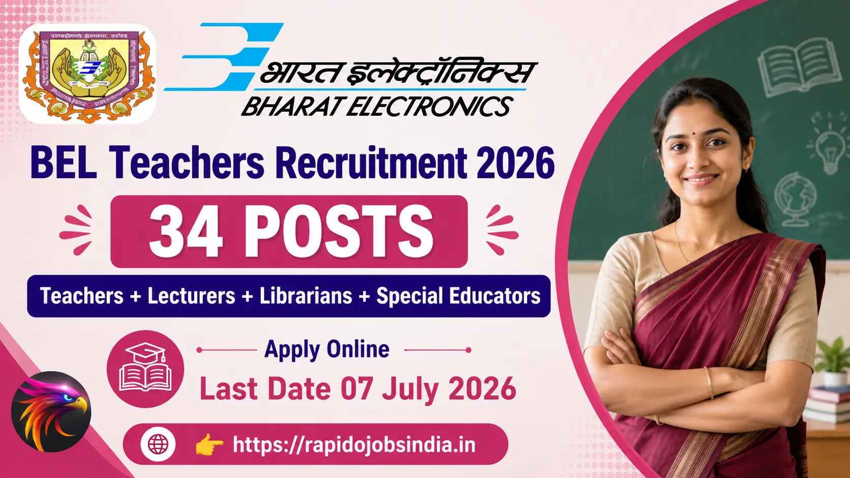 BEL Teachers Recruitment 2026 