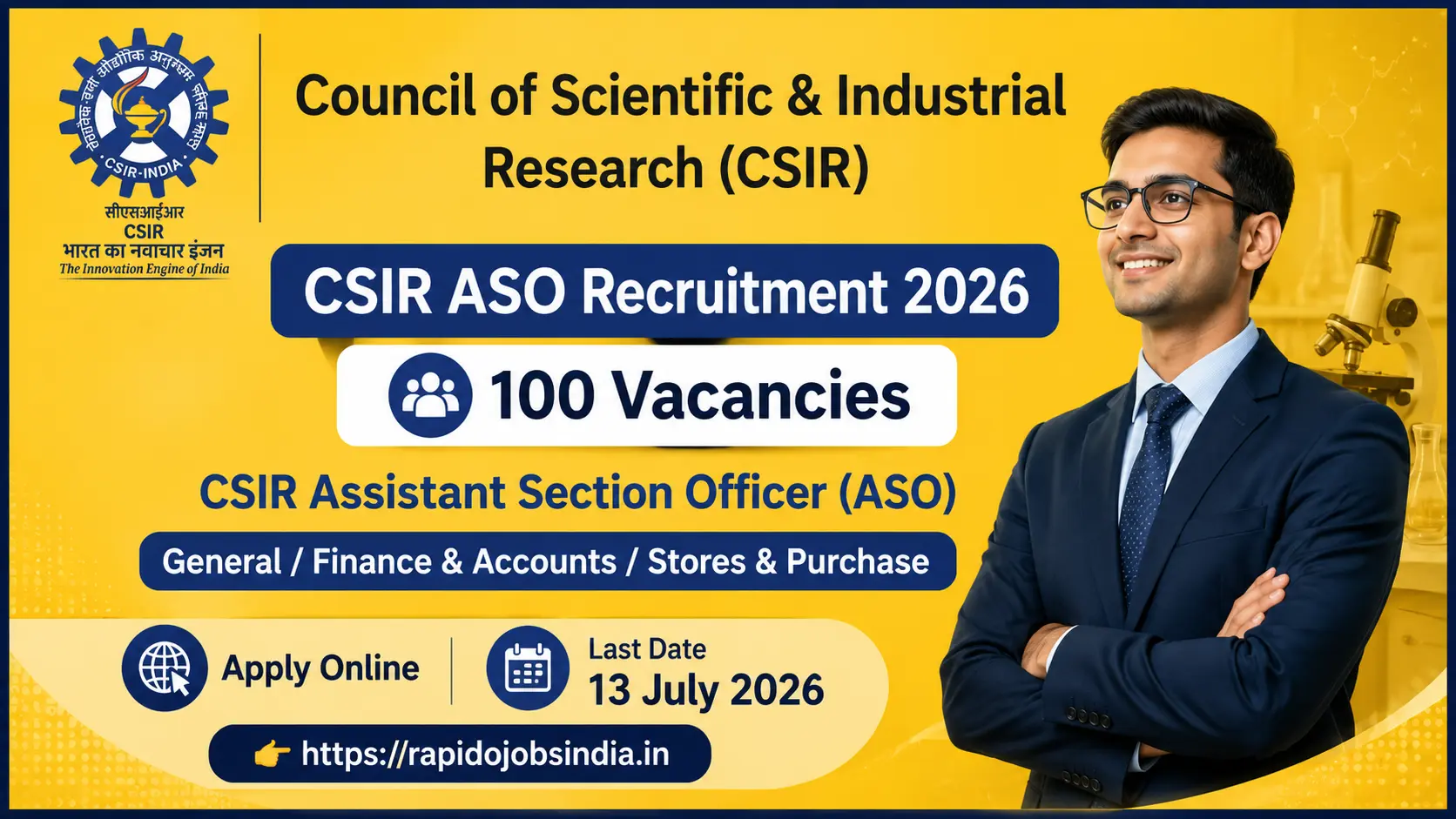 CSIR ASO Recruitment 2026 