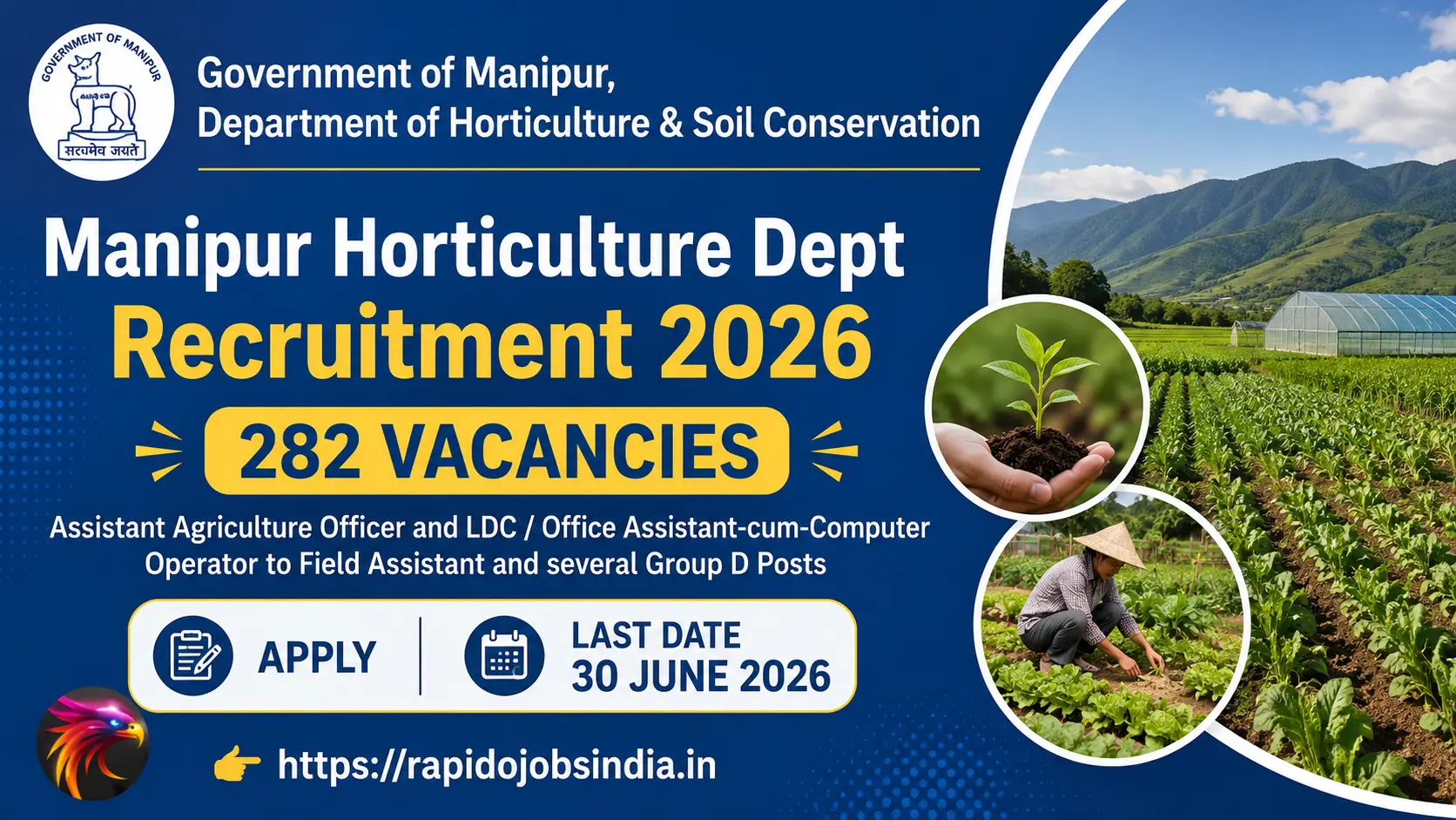 Manipur Horticulture Dept Recruitment 2026
