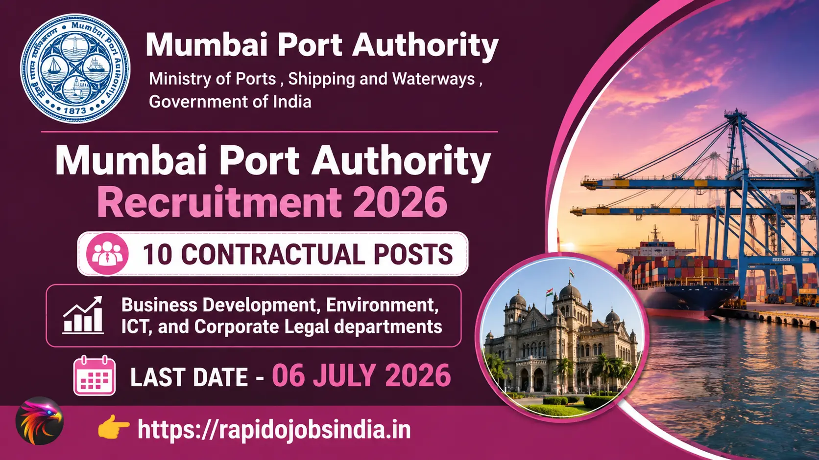 Mumbai Port Authority Recruitment 2026
