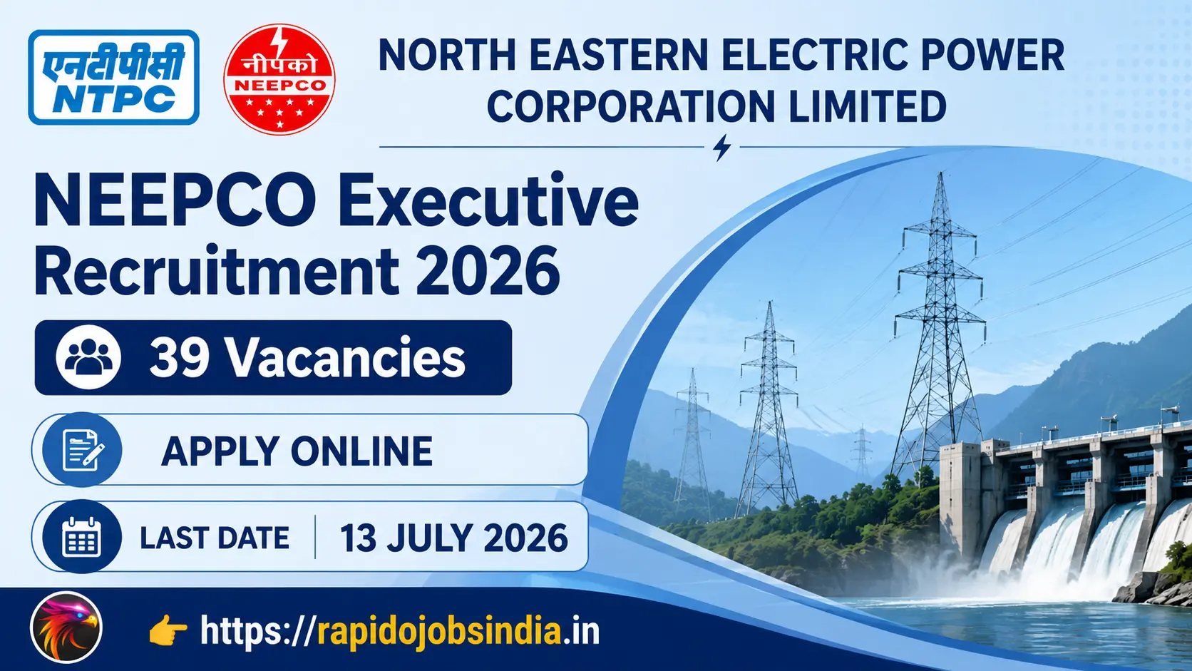 NEEPCO Executive Recruitment