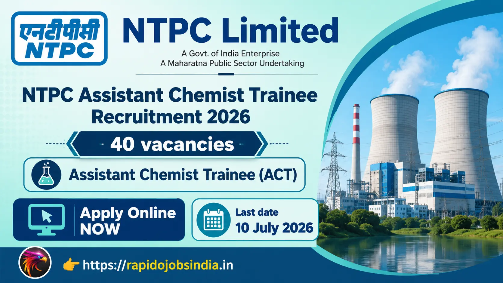 NTPC Assistant Chemist Trainee Recruitment 2026