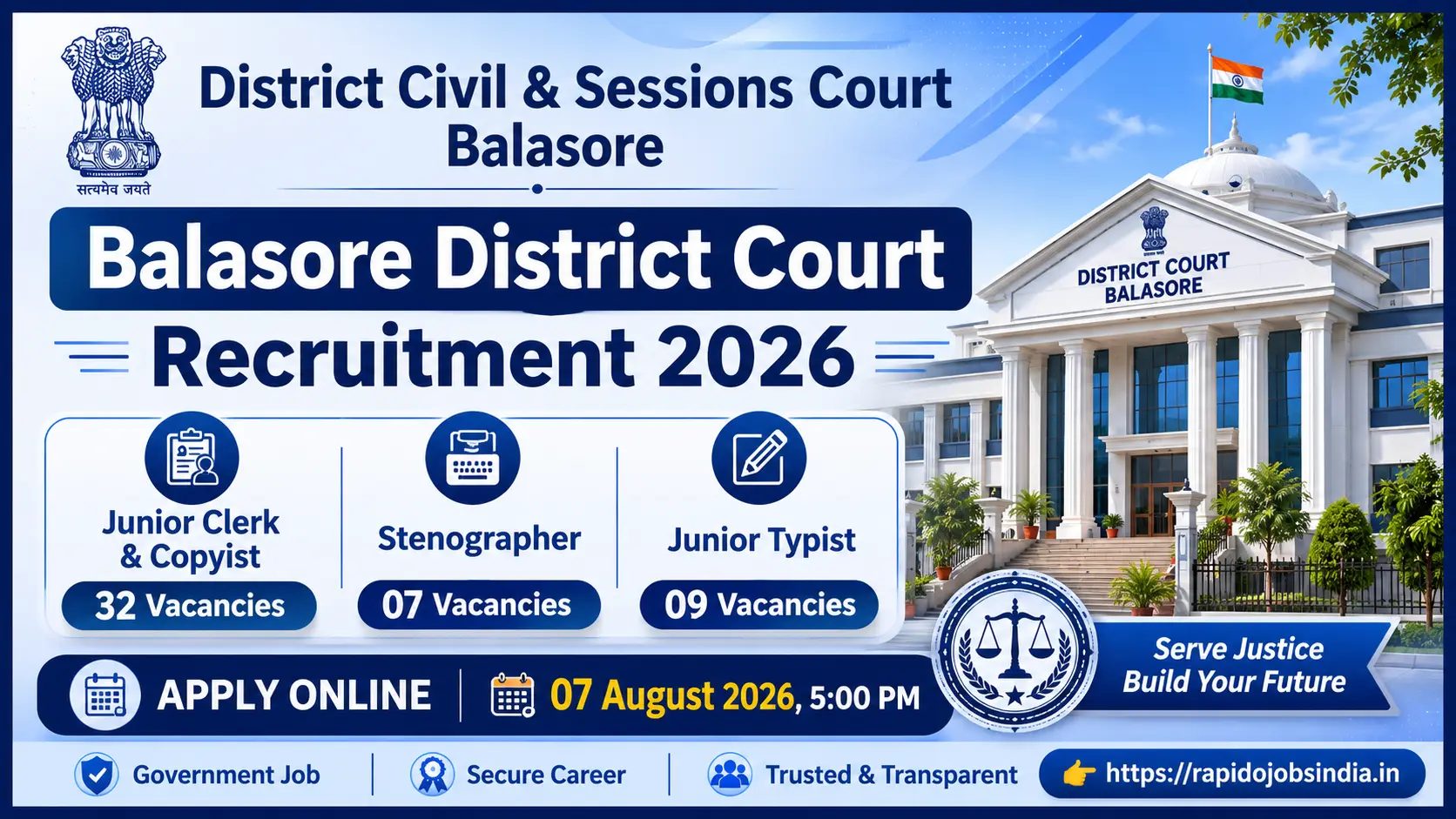 Balasore District Court Recruitment 2026
