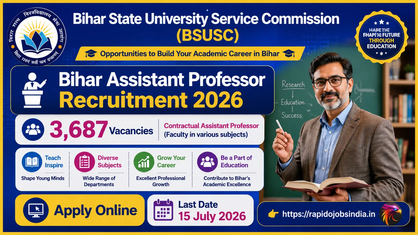 Bihar Assistant Professor Recruitment 2026
