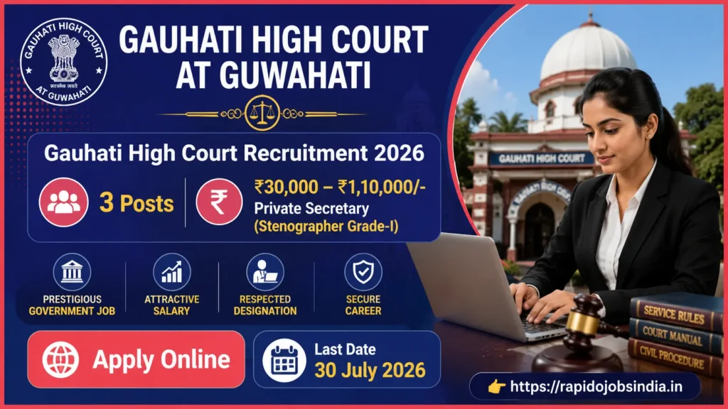 Gauhati High Court Private Secretary Recruitment 2026