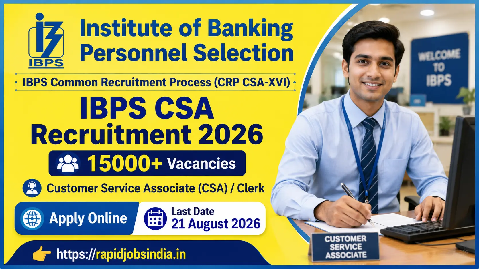 IBPS CSA Recruitment 2026