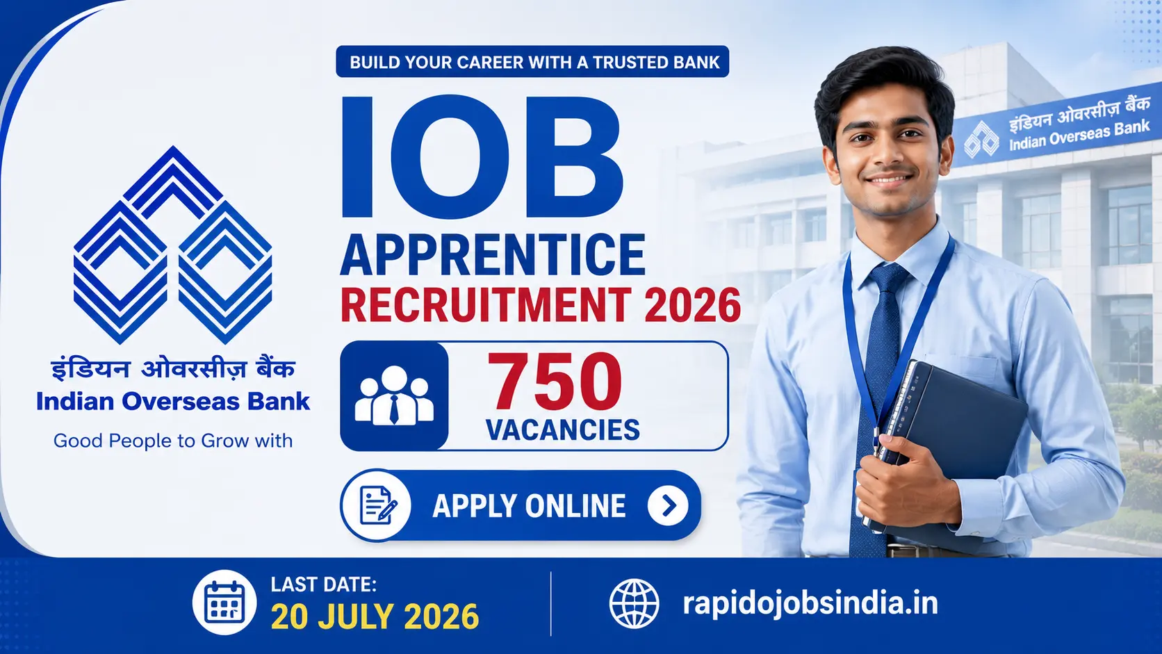  IOB Apprentice Recruitment 2026